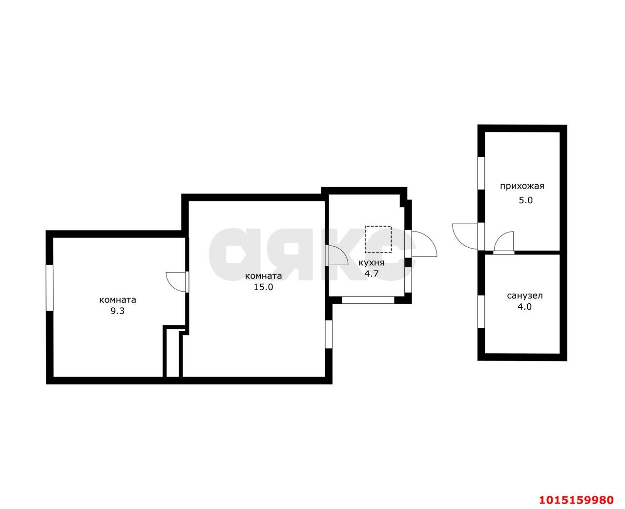 Фото №11: Часть дома 25 м² + 1 сот. - Краснодар, Центральный, ул. Чапаева, 148