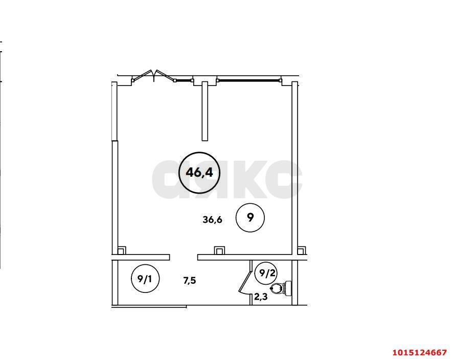 Фото №5: Торговое помещение 47 м² - Краснодар, Парк Победы, ул. Героя Пешкова, 14к2