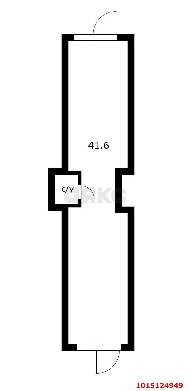 Фото №6: Коммерция 43 м² - Краснодар, Прикубанский внутригородской округ, мкр. жилой комплекс Самолёт-2, ул. Западный Обход, 57к3