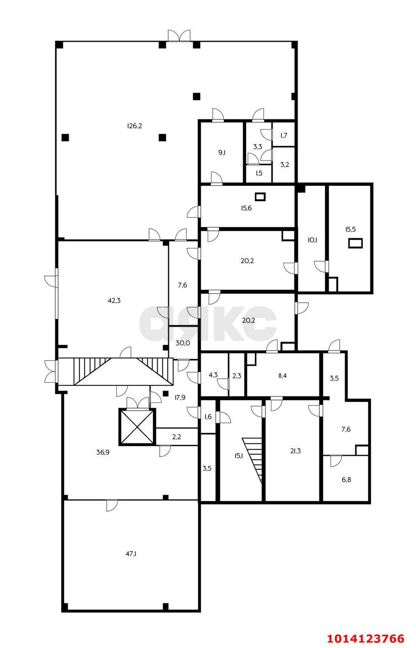 Фото №10: Торговое помещение <span class="whitespace-nowrap">461 м²</span>, <span class="whitespace-nowrap">1/1 эт.</span> - Сочи, р. Центральный, ул. Горького, 43
