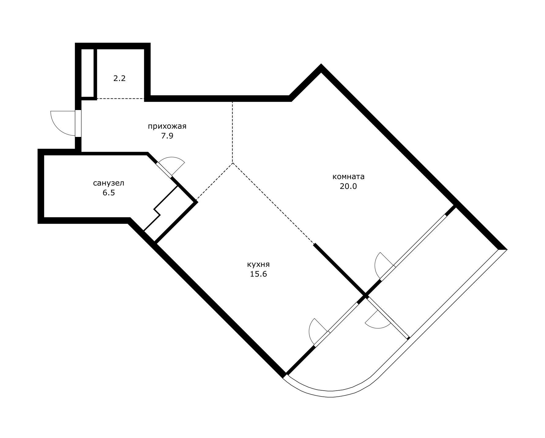 Фото №17: 1-комнатная квартира 52 м² - Краснодар, Черёмушки, ЖК Черёмушки, Центральный внутригородской округ, мкр. жилой комплекс Черёмушки, ул. Кубанская, 45к1