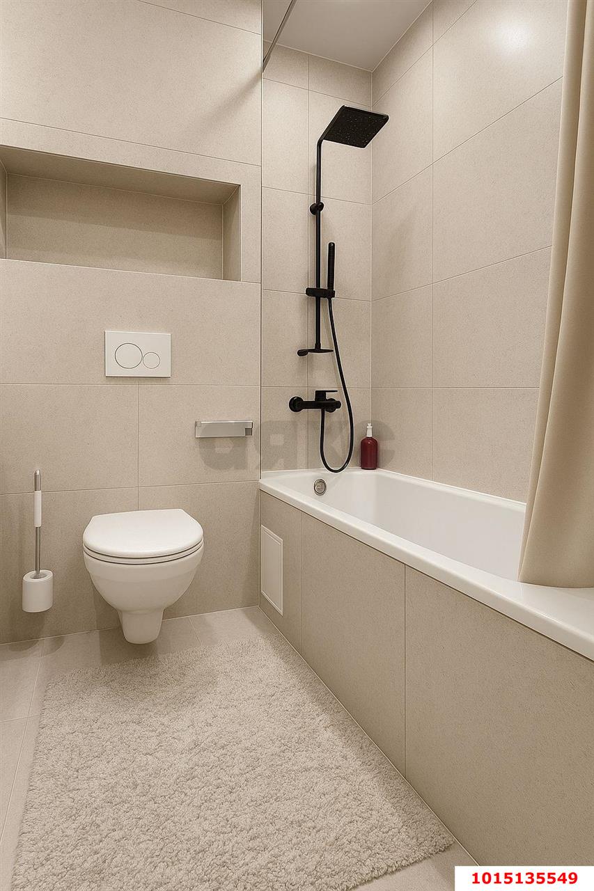 Фото №9: 1-комнатная квартира 42 м² - Краснодар, Прикубанский внутригородской округ, Россинского, мкр. жилой комплекс Россинский Парк, ул. Командорская, 15