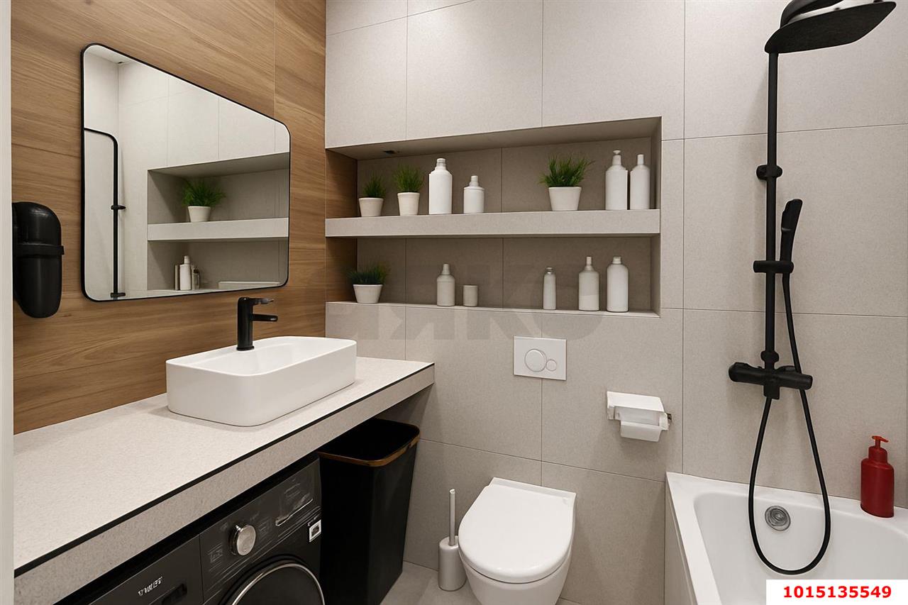 Фото №8: 1-комнатная квартира 42 м² - Краснодар, жилой комплекс Россинский Парк, ул. Командорская, 15