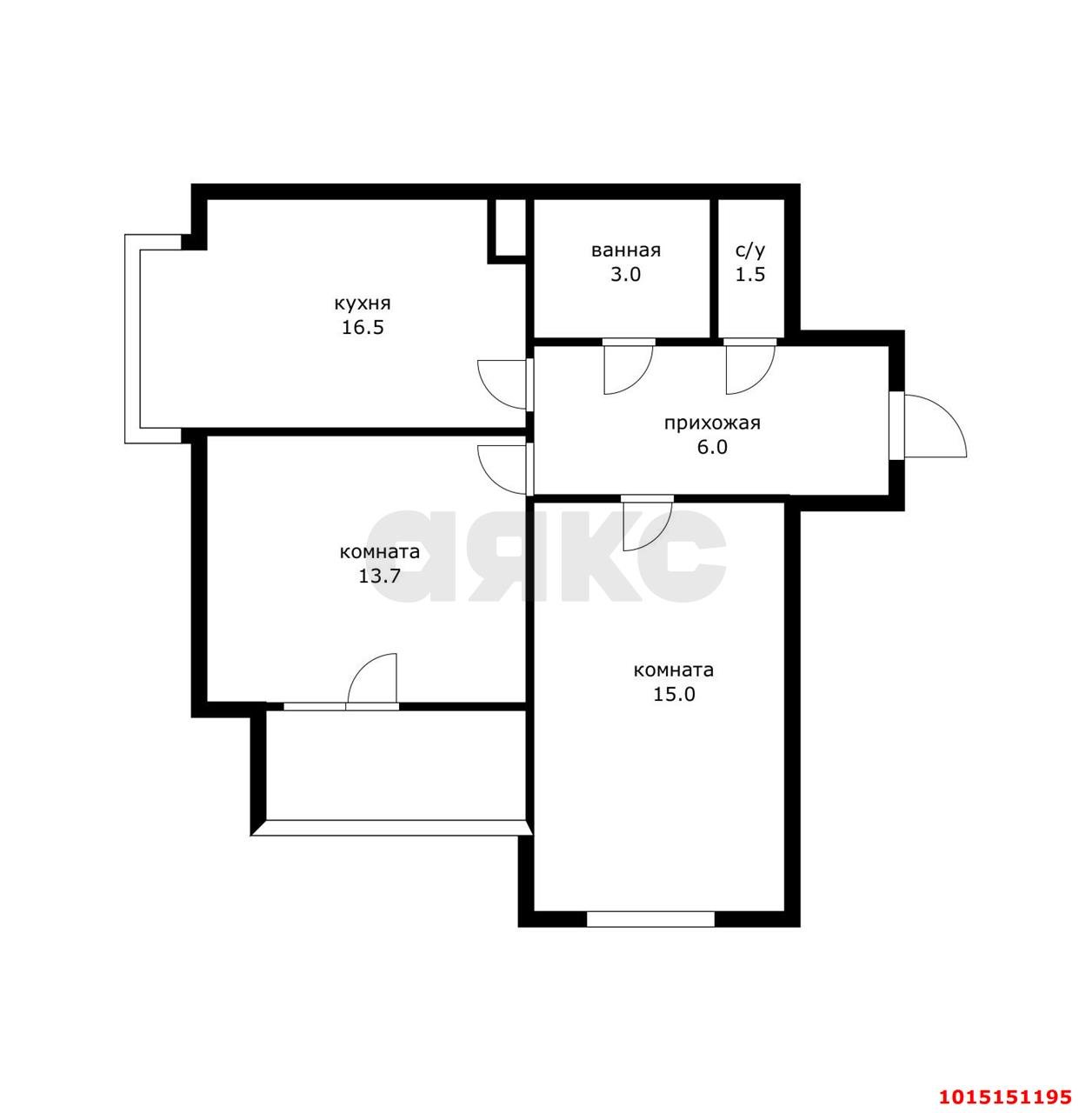Фото №16: 2-комнатная квартира 65 м² - Краснодар, Карасунский внутригородской округ, мкр. Гидростроителей, ул. Автолюбителей, 52/3