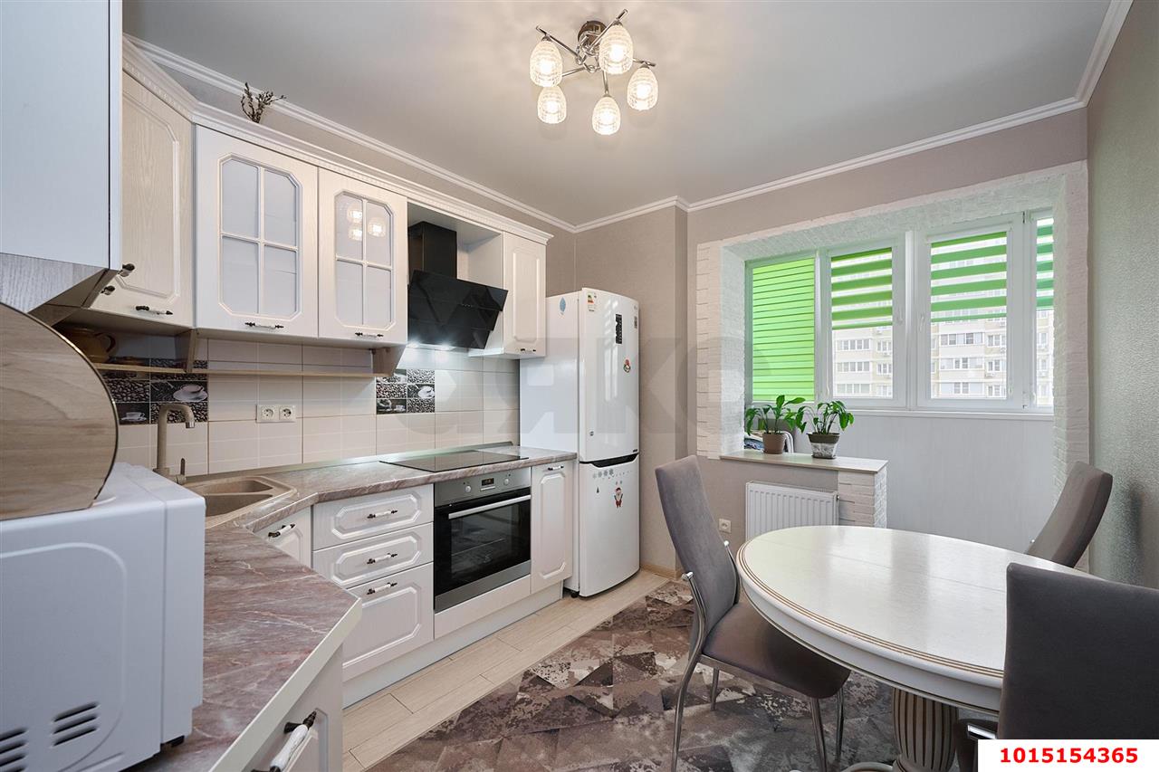 Фото №1: 1-комнатная квартира 46 м² - Краснодар, ЖК Солнечный Парк, ул. имени Симиренко, 37к2