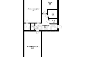 Фото №5: 2-комнатная квартира 42 м² - Краснодар, мкр. Фестивальный, ул. имени Тургенева, 122