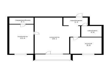 Фото №3: 2-комнатная квартира 42 м² - Краснодар, мкр. Фестивальный, ул. имени Тургенева, 122