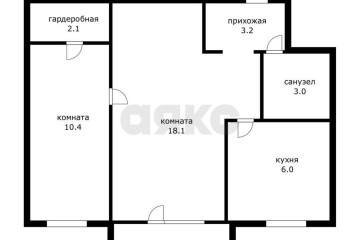 Фото №3: 2-комнатная квартира 42 м² - Краснодар, мкр. Фестивальный, ул. имени Тургенева, 122