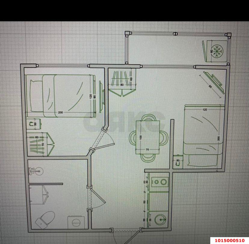 Фото №10: 1-комнатная квартира 32 м² - Краснодар, жилой комплекс Новая Португалия, ул. Лиссабонская, 109к25