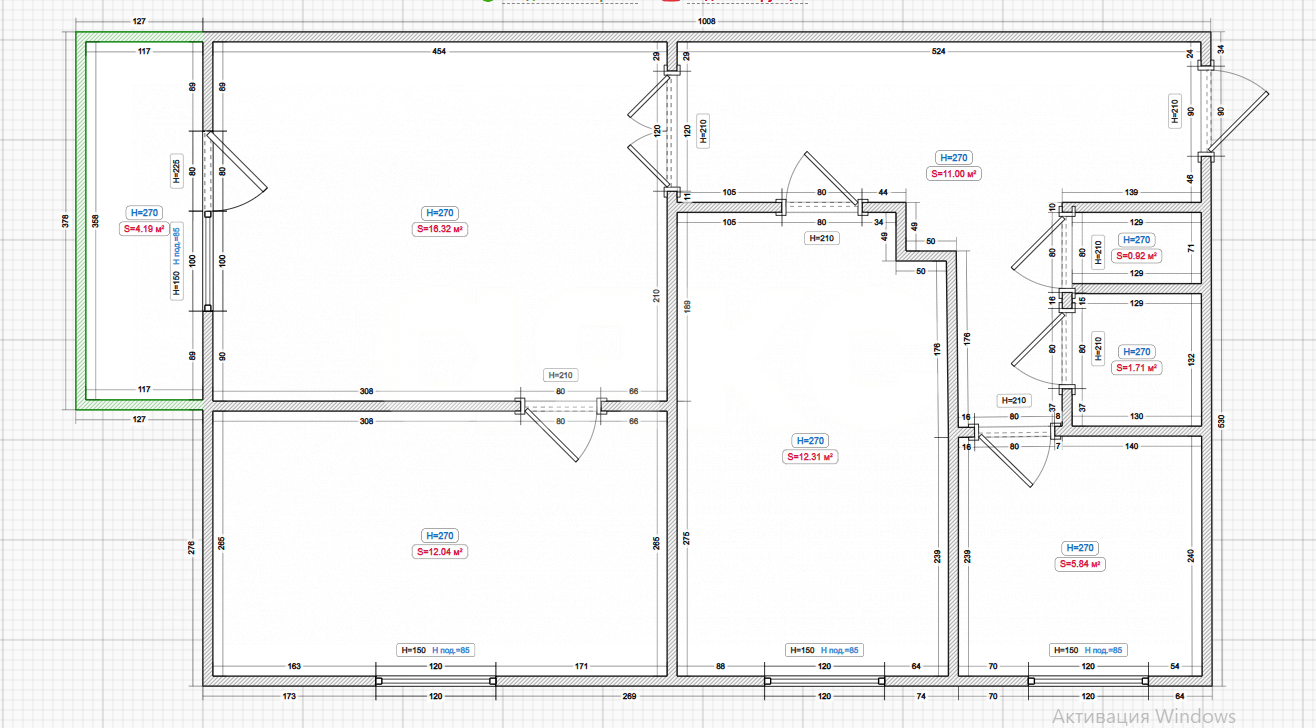 Фото №15: 3-комнатная квартира 50 м² - Щёкино, ул. Победы, 22