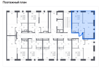 Фото №2: 2-комнатная квартира 41 м² - Москва, мкр. жилой комплекс Квартал на Воде, 1