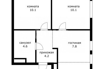 Фото №1: 2-комнатная квартира 41 м² - Москва, мкр. жилой комплекс Квартал на Воде, 1