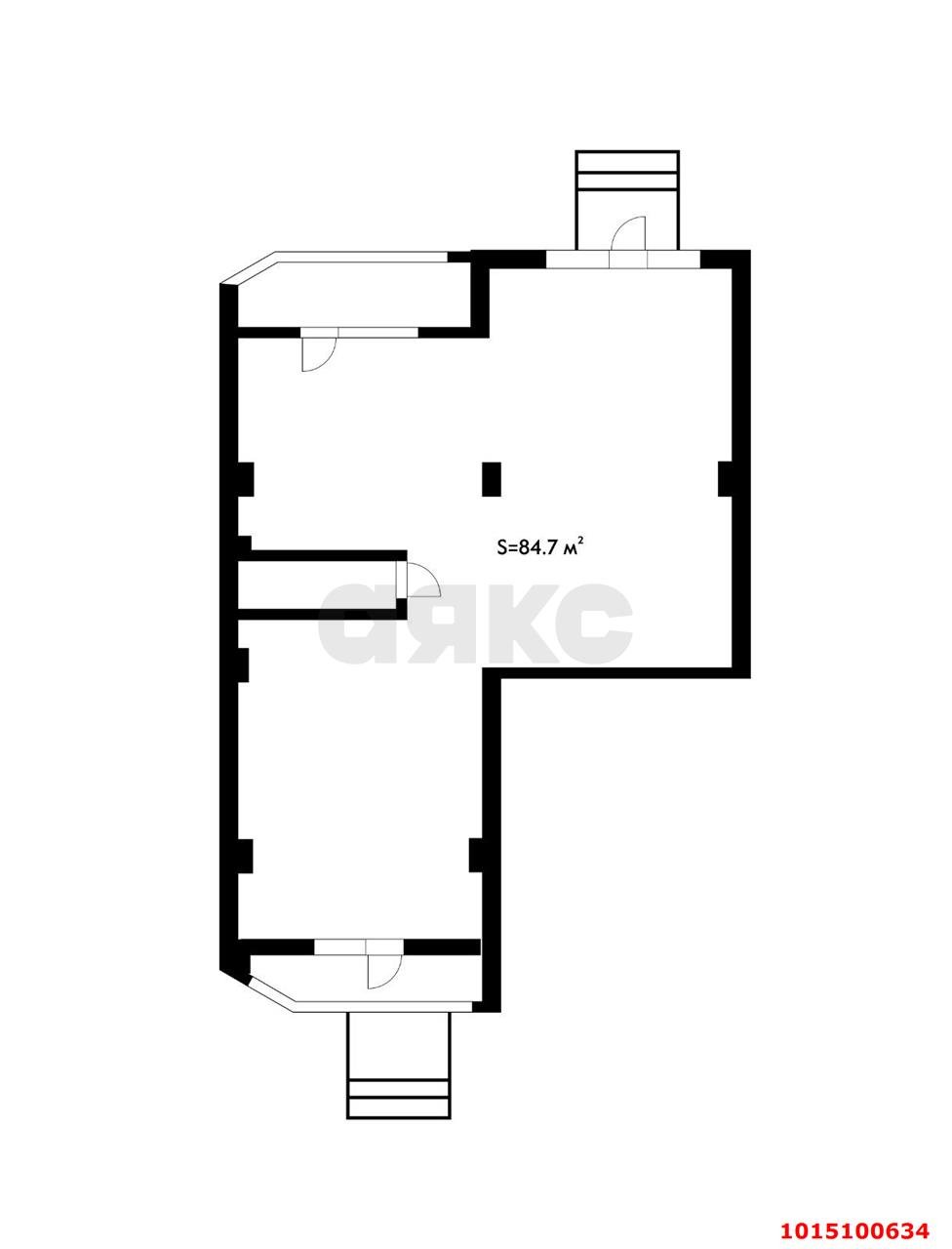 Фото №5: Торговое помещение 85 м² - Краснодар, Солнечный, ул. Архитектора Петина, 16