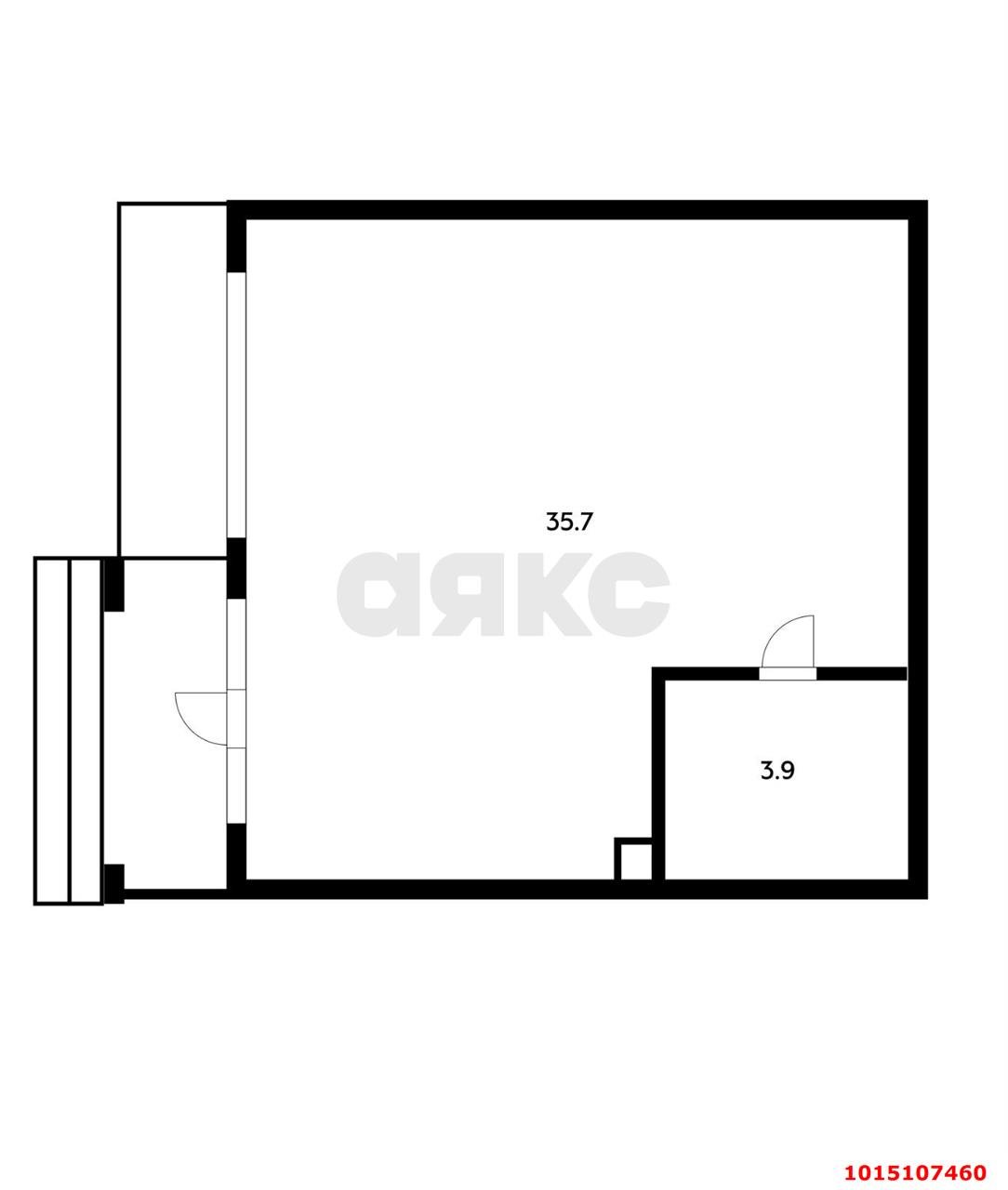 Фото №2: Торговое помещение 40 м² - Краснодар, Солнечный, ул. Казбекская, 14