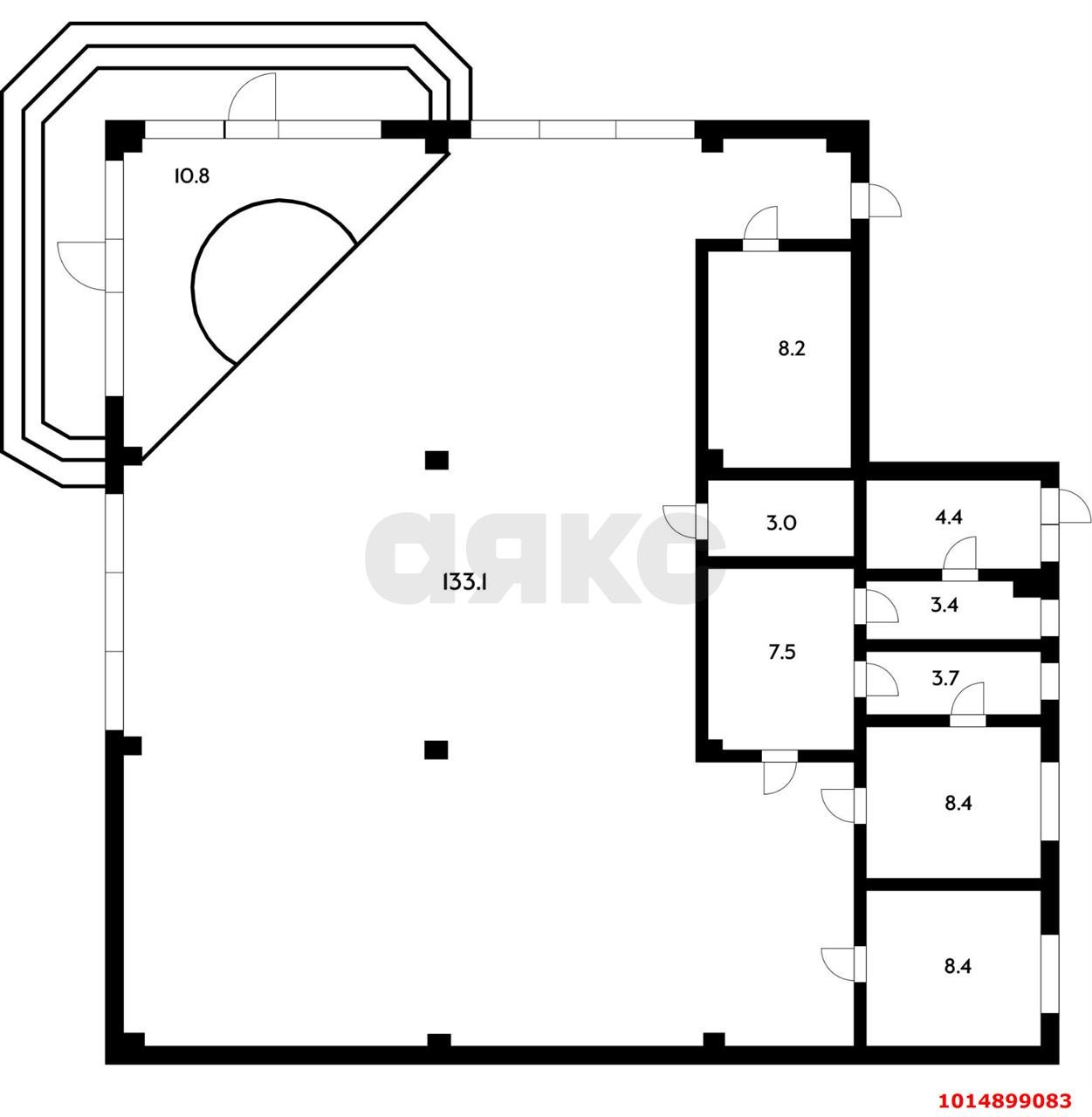 Фото №5: Торговое помещение 196 м² - Краснодар, Фестивальный, ул. Бабушкина, 166