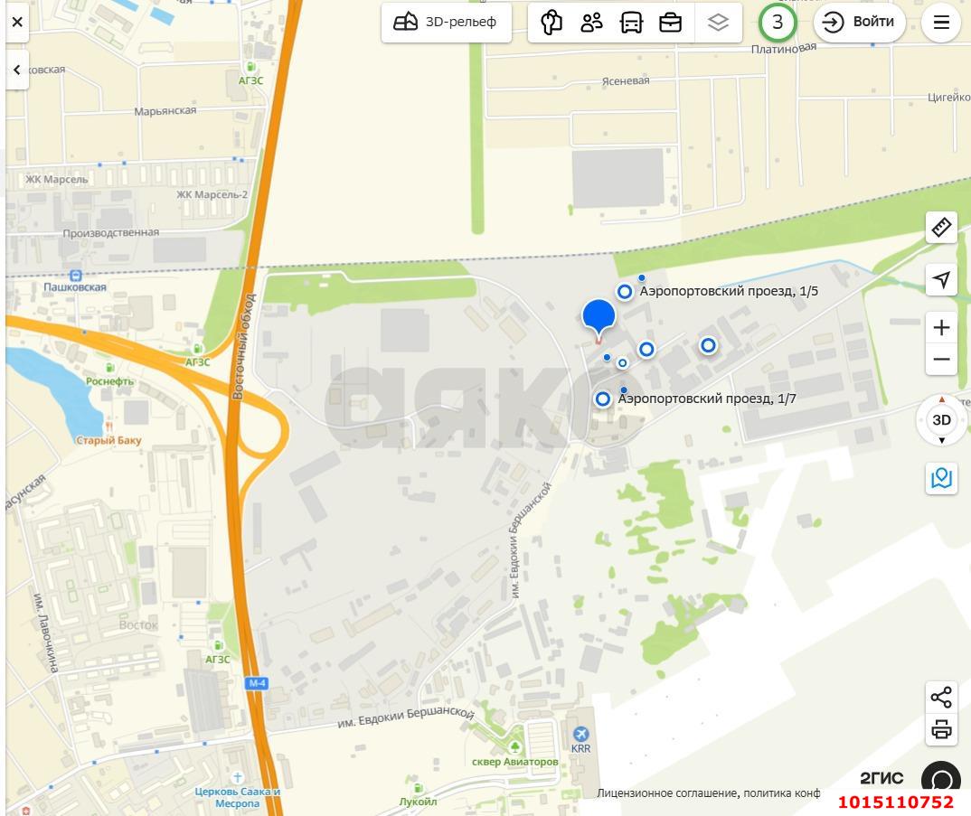 Фото №4: Коммерческая земля 23 сот. - Краснодар, Карасунский внутригородской округ, пр-д Аэропортовский, 1Г