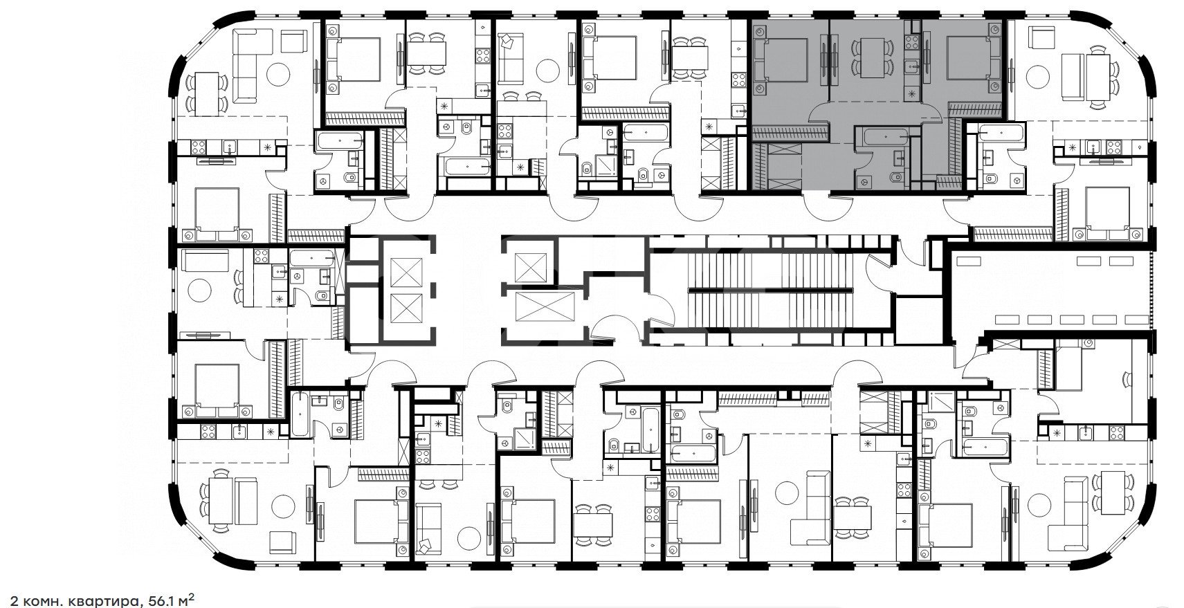 Фото №7: 2-комнатная квартира 56 м² - Москва, Нижегородский, ул. Перовское шоссе, 1с3
