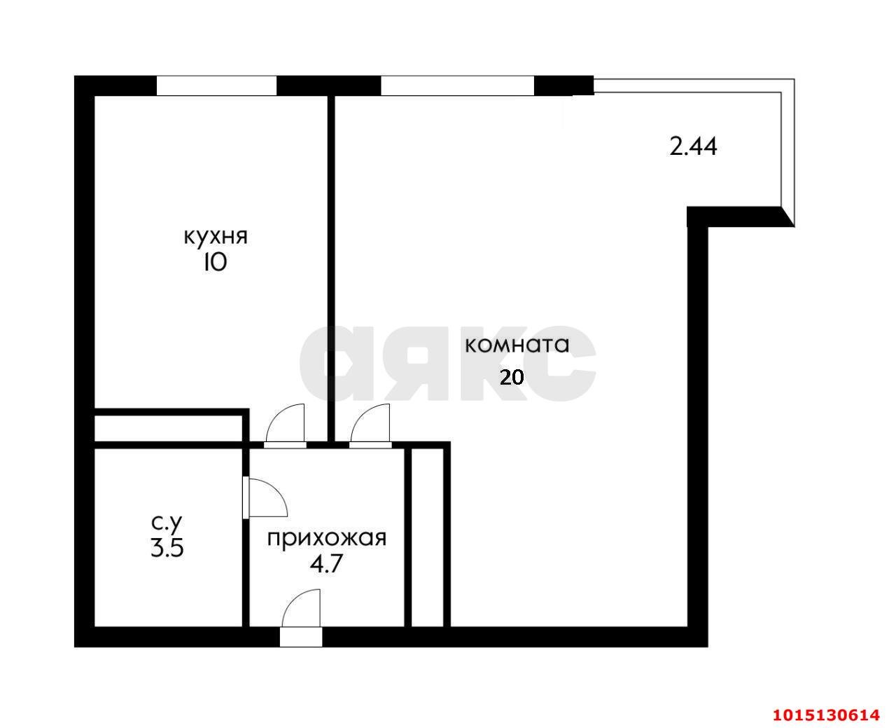 Фото №11: 1-комнатная квартира 41 м² - Краснодар, Прикубанский внутригородской округ, мкр. жилой комплекс Европа-Сити, ул. Античная, 6