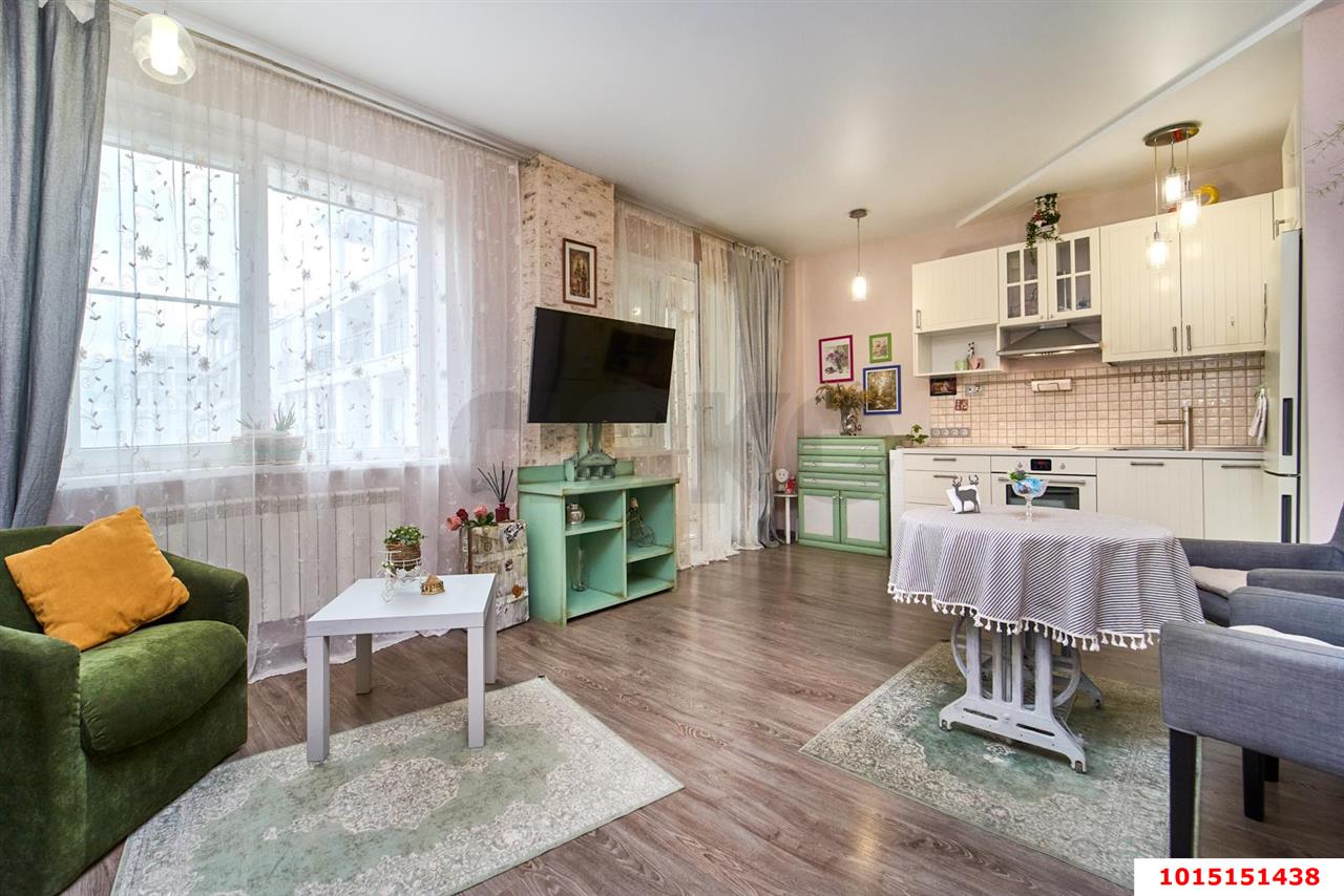 Фото №4: 1-комнатная квартира 41 м² - Краснодар, Солнечный, ул. Казбекская, 14