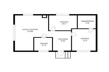 Фото №3: Дом 71 м² - Краснодар, мкр. КП Крепость, ул. Новодмитриевская, 2/1