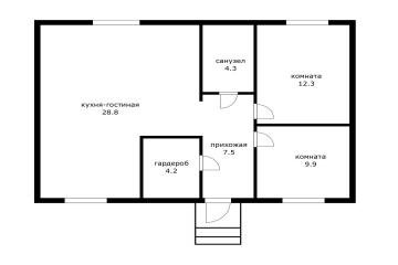 Фото №2: Дом 65 м² - Нововеличковская, ул. Добрая, 7