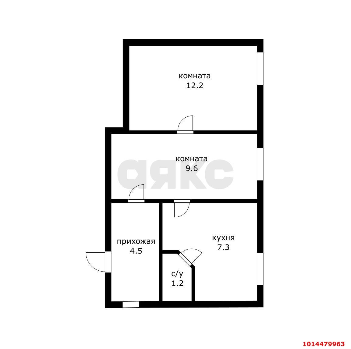 Фото №2: Часть дома 40 м² + 1.45 сот. - Краснодар, Центральный, ул. Кутузова, 9