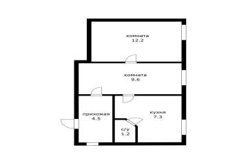Фото №2: Часть дома 40 м² - Краснодар, мкр. Центральный, ул. Кутузова, 9