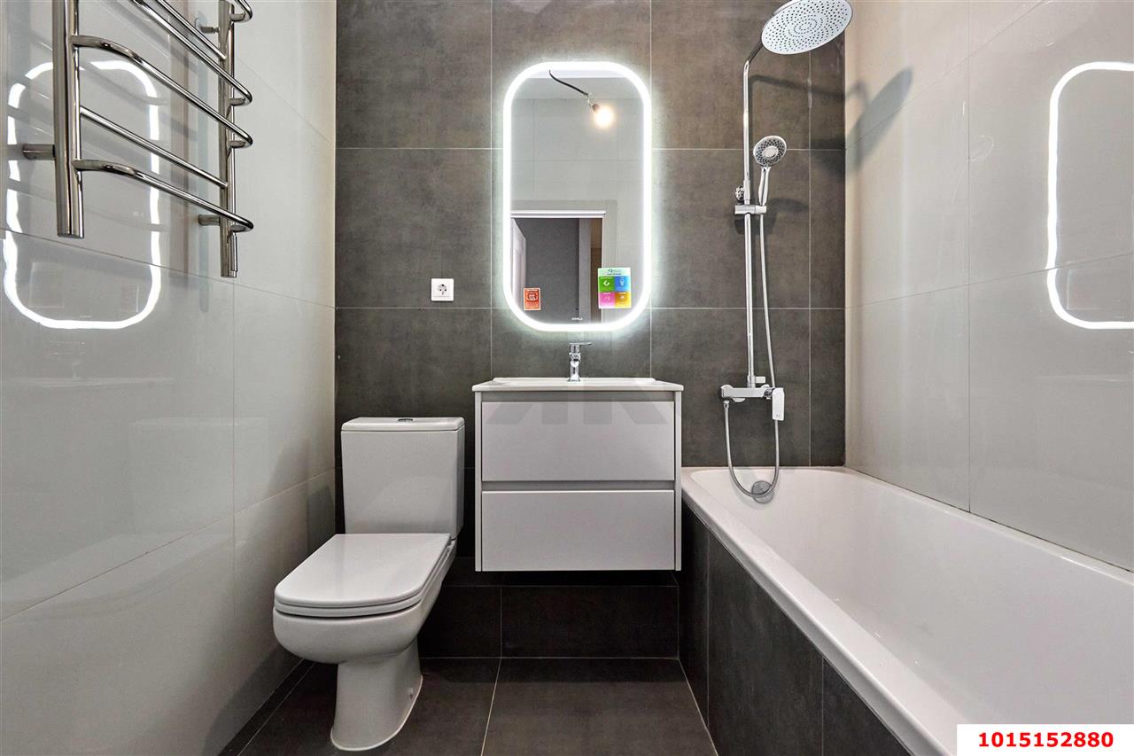 Фото №9: 1-комнатная квартира 35 м² - Краснодар, Прикубанский внутригородской округ, мкр. жилой комплекс Облака, ул. имени Генерала Корнилова, 9к2