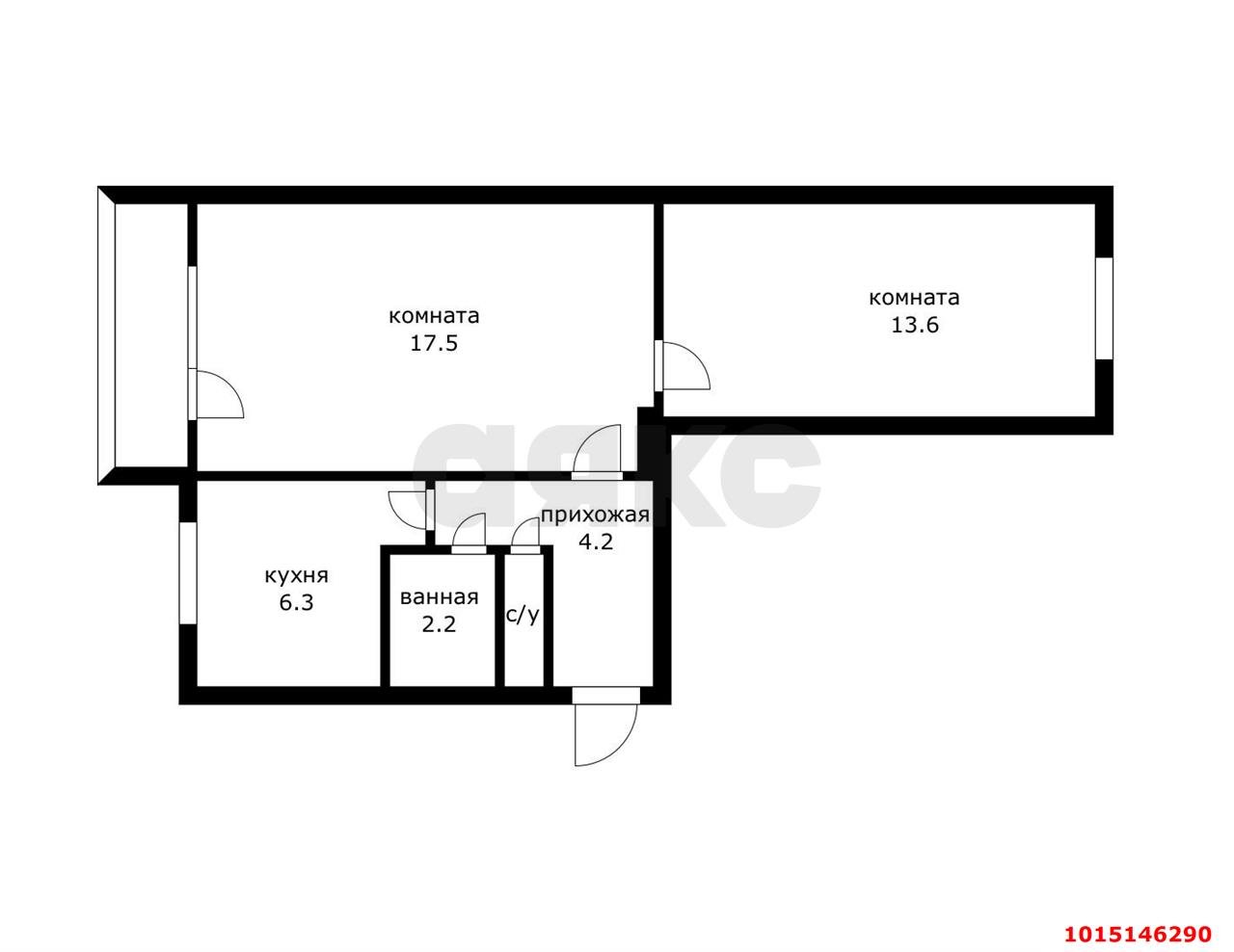 Фото №12: 2-комнатная квартира 45 м² - Краснодар, Завод Измерительных Приборов, ул. Карякина, 12