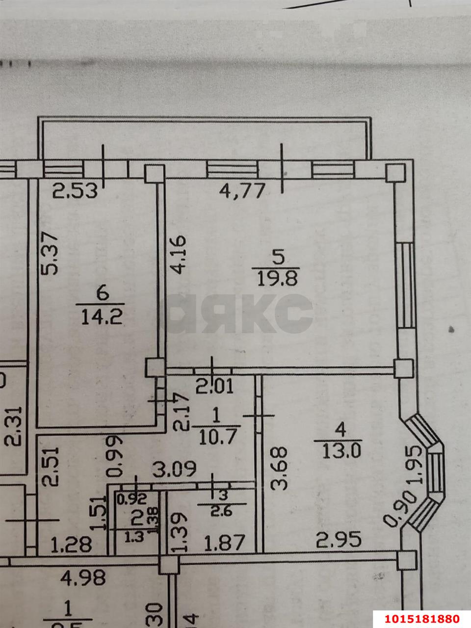 Фото №11: 2-комнатная квартира 67 м² - Яблоновский, ул. Шовгенова, 62/3