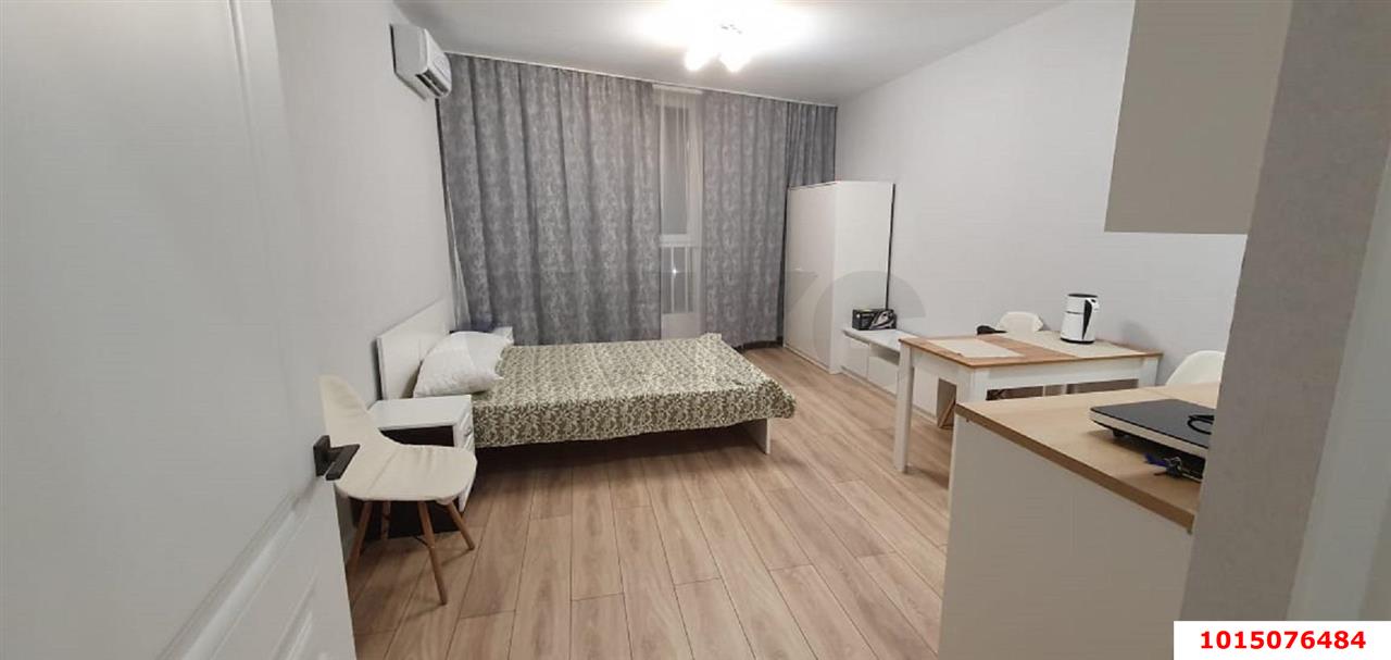 Фото №1: Студия 26 м² - Краснодар, жилой комплекс Самолёт-6, ул. Ивана Беличенко, 90