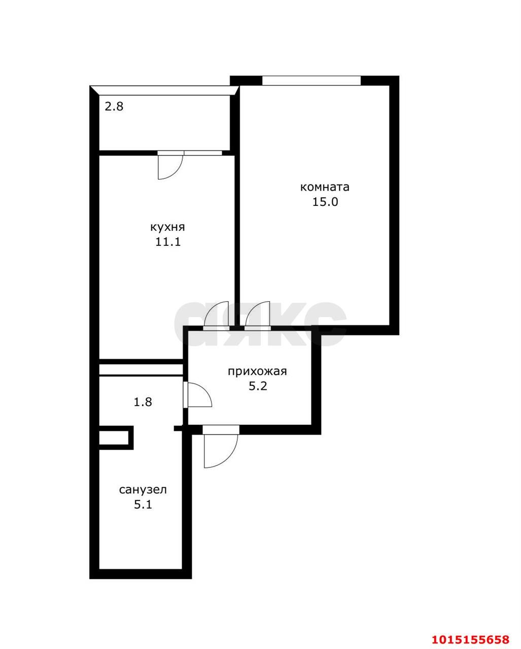 Фото №18: 1-комнатная квартира 41 м² - Краснодар, жилой комплекс Спортивная Деревня, ул. Западный Обход, 42к1