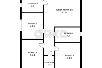 Фото №3: Дом 84 м² - Любитель, мкр. Прикубанский внутригородской округ, ул. Центральная, 196