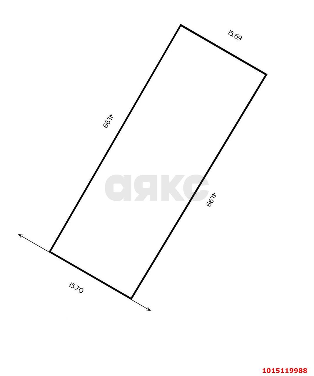 Фото №1: Земельный участок 6.5 сот. - Хомуты, ул. Адыгейская, 17