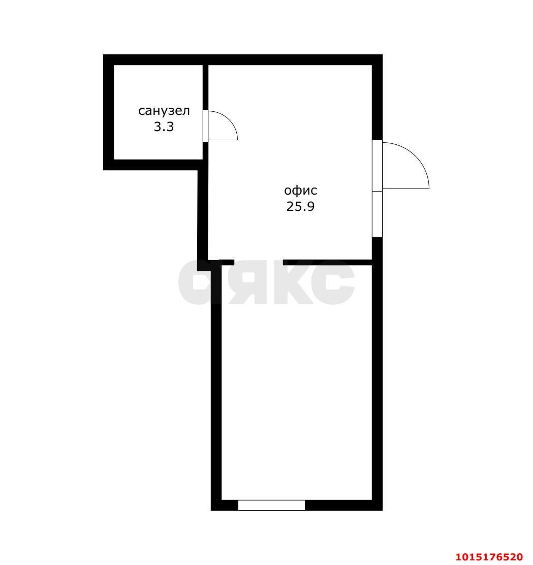 Фото №6: Коммерция 29 м² - Краснодар, Прикубанский внутригородской округ, мкр. жилой комплекс Дыхание, ул. Лётчика Позднякова, 2к16