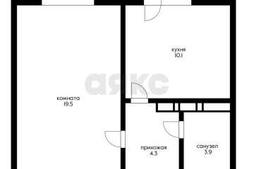 Фото №5: 1-комнатная квартира 41 м² - Краснодар, мкр. Молодёжный, ул. Зеленоградская, 38