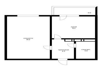 Фото №5: 1-комнатная квартира 41 м² - Краснодар, мкр. Молодёжный, ул. Зеленоградская, 38