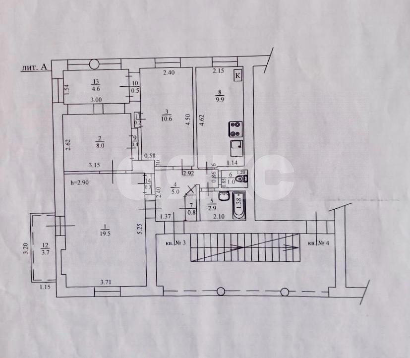 Фото №30: 3-комнатная квартира 65 м² - Сочи, Центральный, ул. Войкова, 49