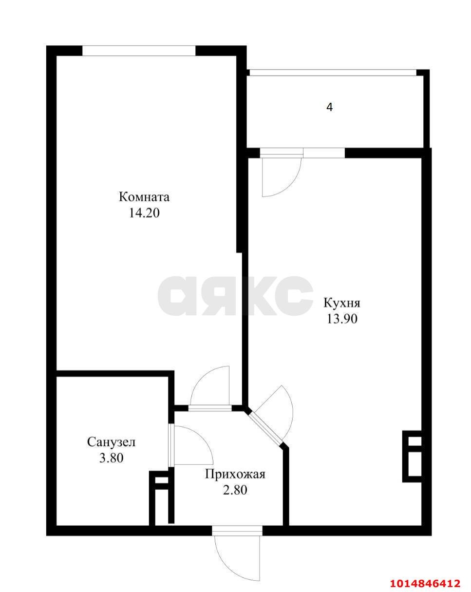 Фото №1: 1-комнатная квартира 38 м² - Краснодар, ЖК Лучший, Прикубанский внутригородской округ, жилой комплекс Лучший, имени Петра Метальникова, мкр. Завод Радиоизмерительных Приборов, ул. Петра Метальникова, 36