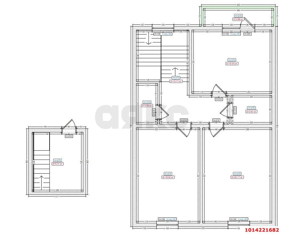 Фото №12: 2-комнатная квартира 87 м² - Хомуты, ул. Победы, 48