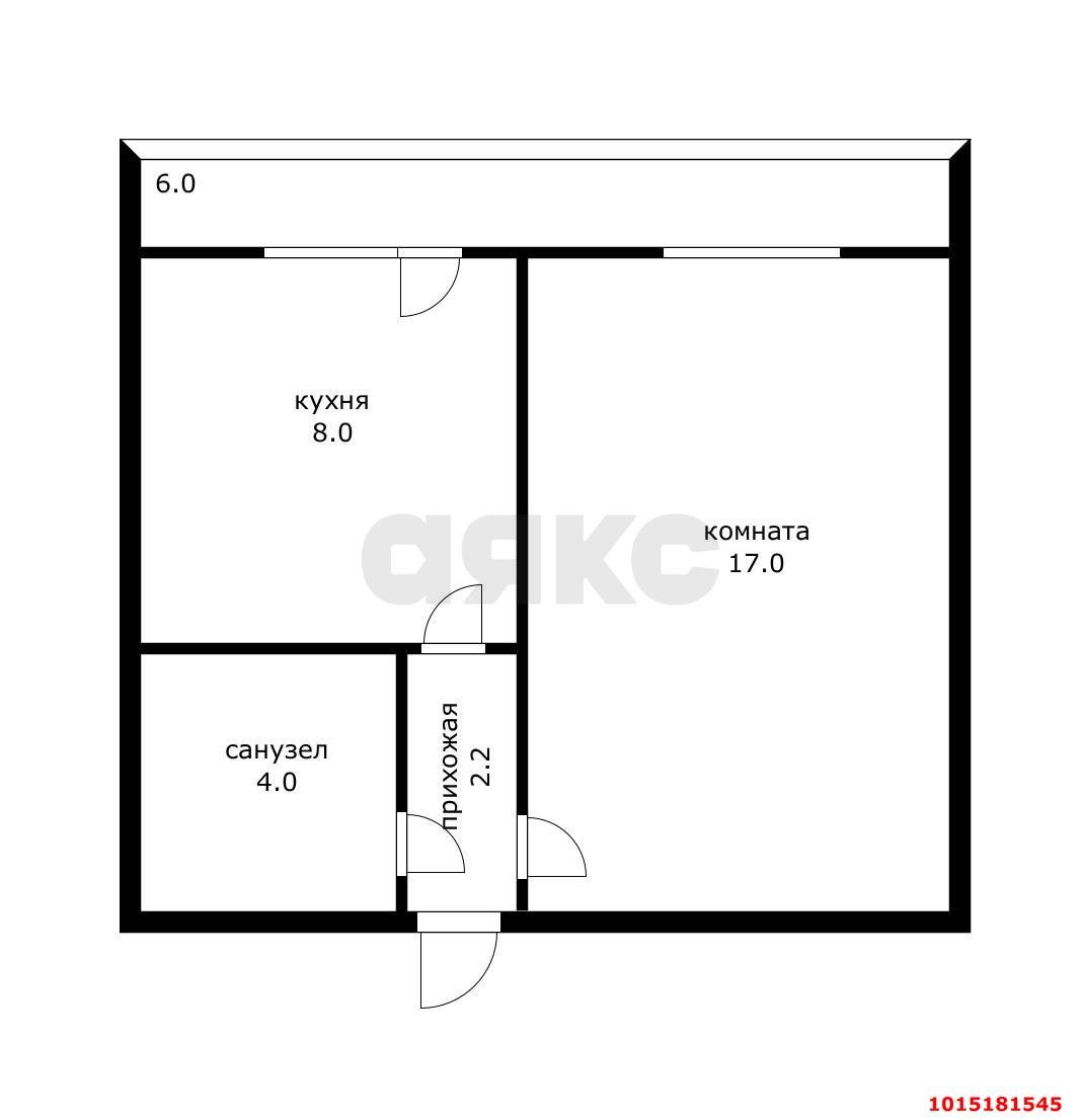 Фото №10: 1-комнатная квартира 30 м² - Краснодар, Прикубанский внутригородской округ, мкр. Музыкальный, ул. Московская, 116/2