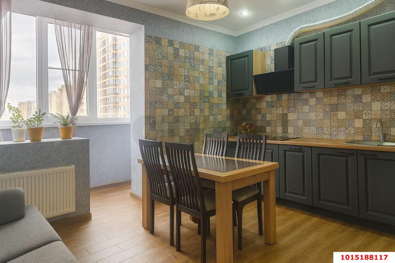 Фото №2: 2-комнатная квартира 57 м² - Краснодар, Прикубанский внутригородской округ, мкр. жилой комплекс Дыхание