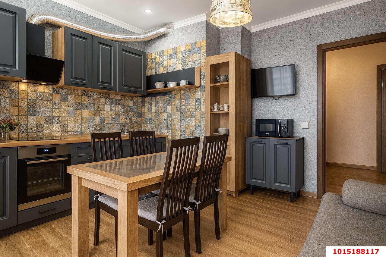 Фото №1: 2-комнатная квартира 57 м² - Краснодар, жилой комплекс Дыхание