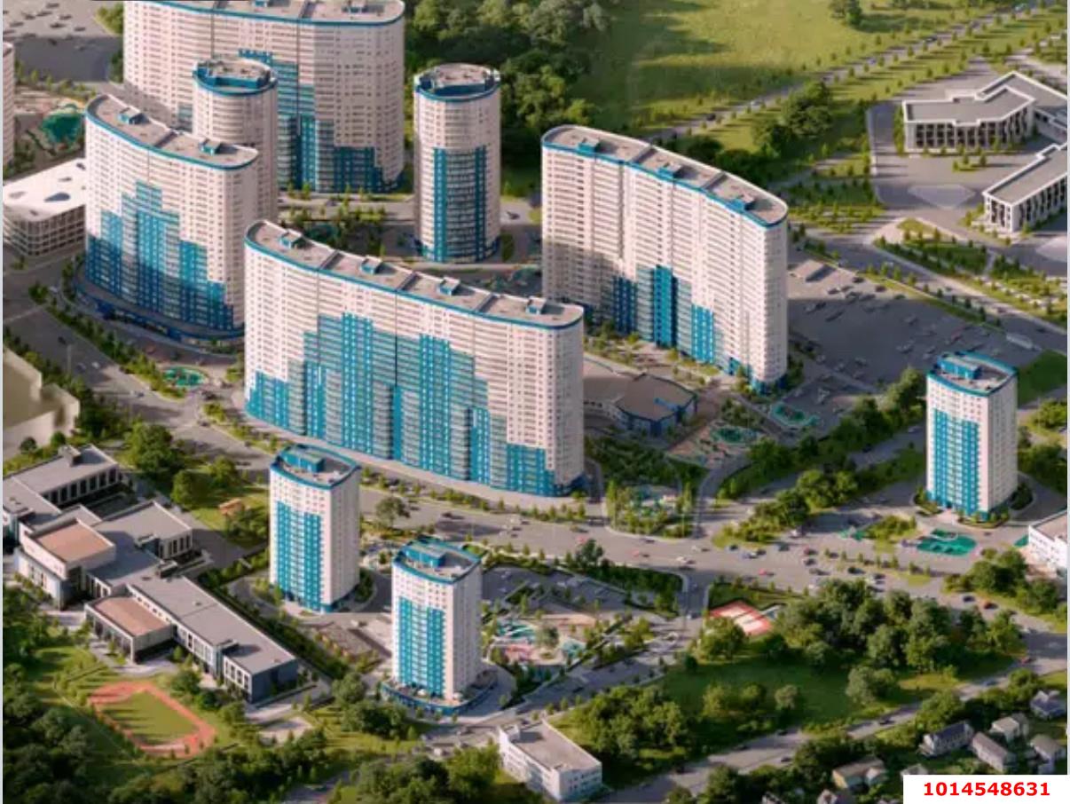 Фото №6: 1-комнатная квартира 49 м² - Краснодар, жилой комплекс Фонтаны, ул. Воронежская, 47Б