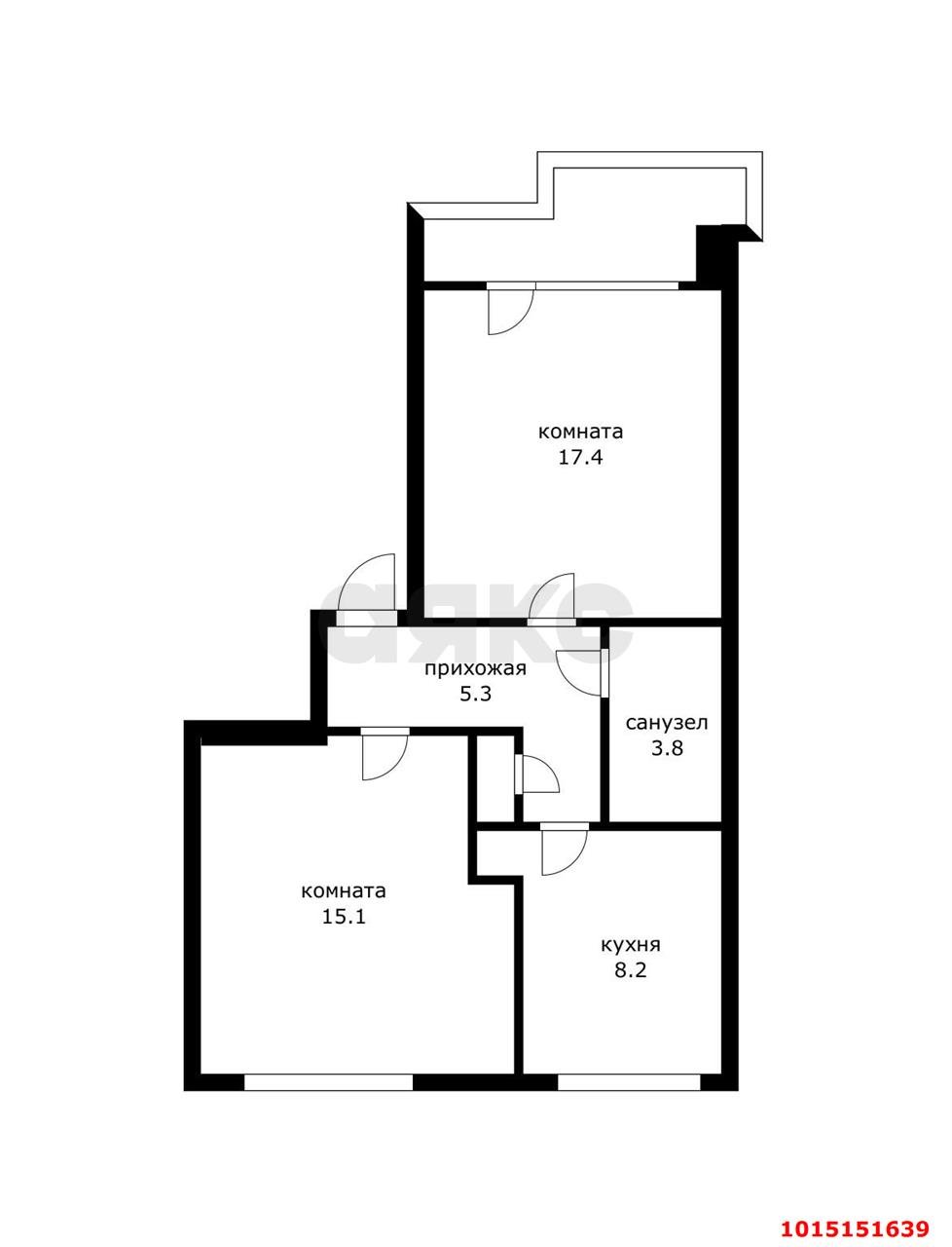 Фото №13: 2-комнатная квартира 50 м² - Краснодар, Западный внутригородской округ, мкр. Центральный, ул. Мира, 40