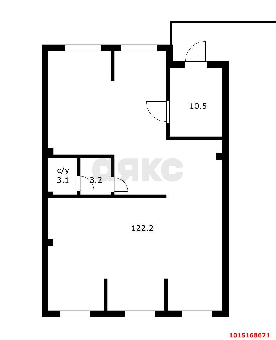 Фото №2: Торговое помещение 123 м² - Краснодар, жилой комплекс Южане, ул. Даниила Смоляна, 65