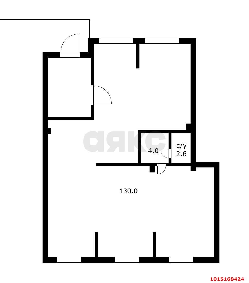 Фото №3: Торговое помещение 130 м² - Краснодар, жилой комплекс Южане, ул. Даниила Смоляна, 65