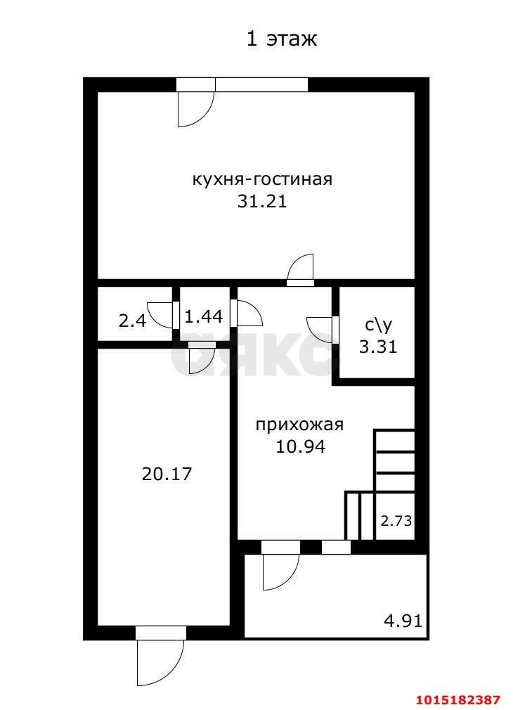 Фото №17: Таунхаус 152 м² + 2 сот. - Краснодар, Отделение № 1 ОПХ Колос, ул. Цветная, 43