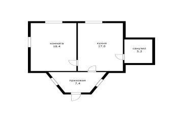 Фото №3: Дом 48 м² - Краснодар, снт Садовод, ул. Мандариновая, 189