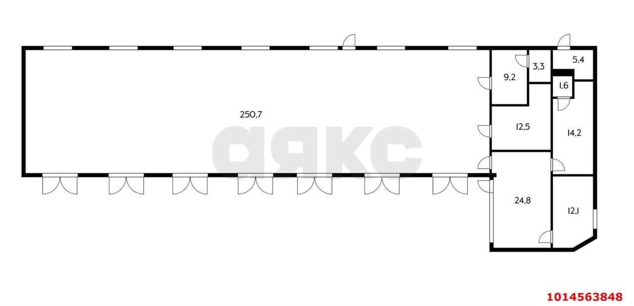 Фото №2: Коммерция 333 м² - Краснодар, Западный внутригородской округ, мкр. Сельскохозяйственный Институт, ул. Алма-Атинская, 2/16